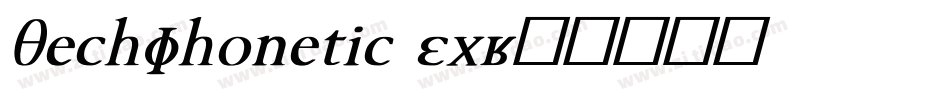 TechPhonetic Ex字体转换